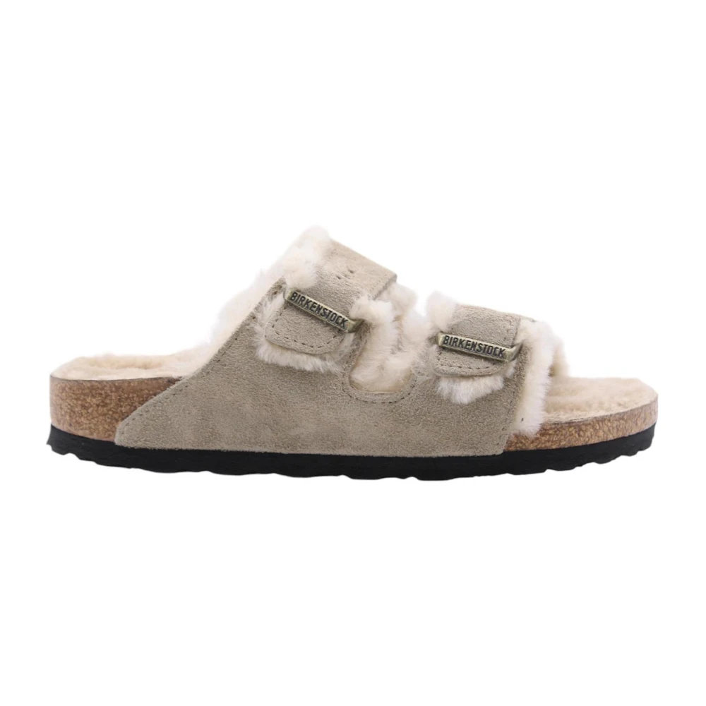 Birkenstock Women's Gray Comfort Slipper Pijl - Sliders - 8 Uk - Shoes