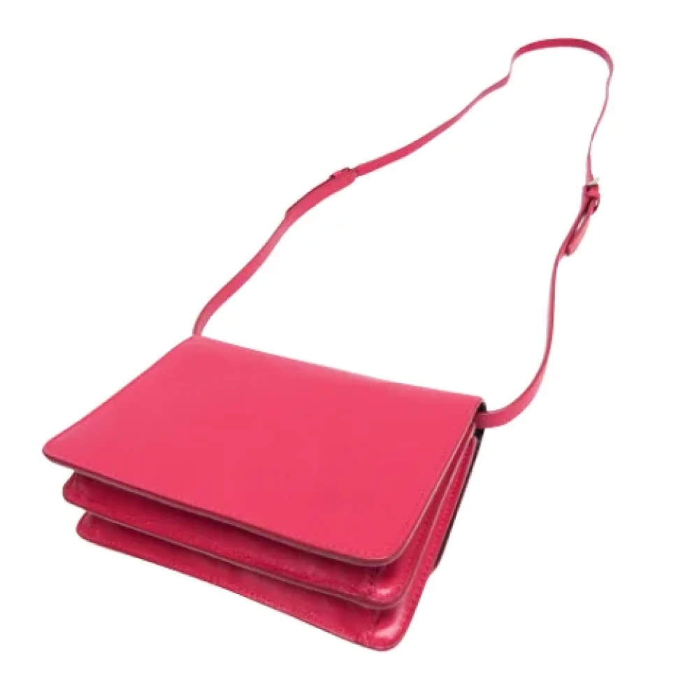 Prada Vintage Pre-owned Leather prada-bags Pink Dames