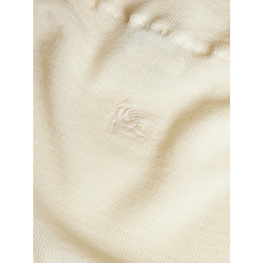 ETRO Gebreide Pullover in Roomwit Beige Dames