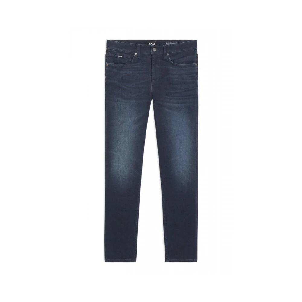 Hugo Men's Blue Slim Fit Jeans, W38, Delaware Jeans