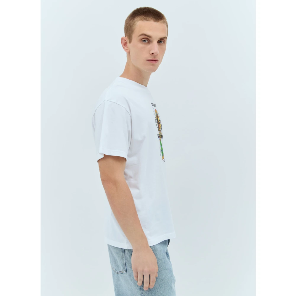 Brain Dead Grafische Print Katoenen T-shirt White Heren