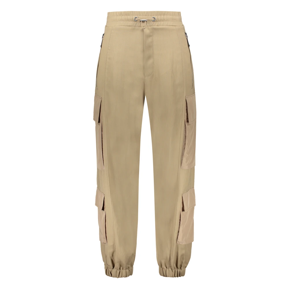 Balmain Cargo Broek met Multi-Zakken Beige Heren