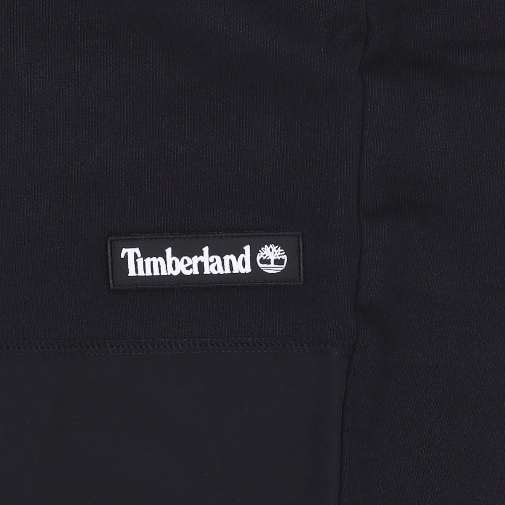 Timberland Zwarte Cargo Sweatpants Lichtgewicht Trainingspak Black Heren