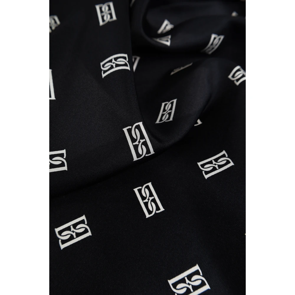 By Malene Birger Sjaal Monnas By Herenne Birger Black Dames