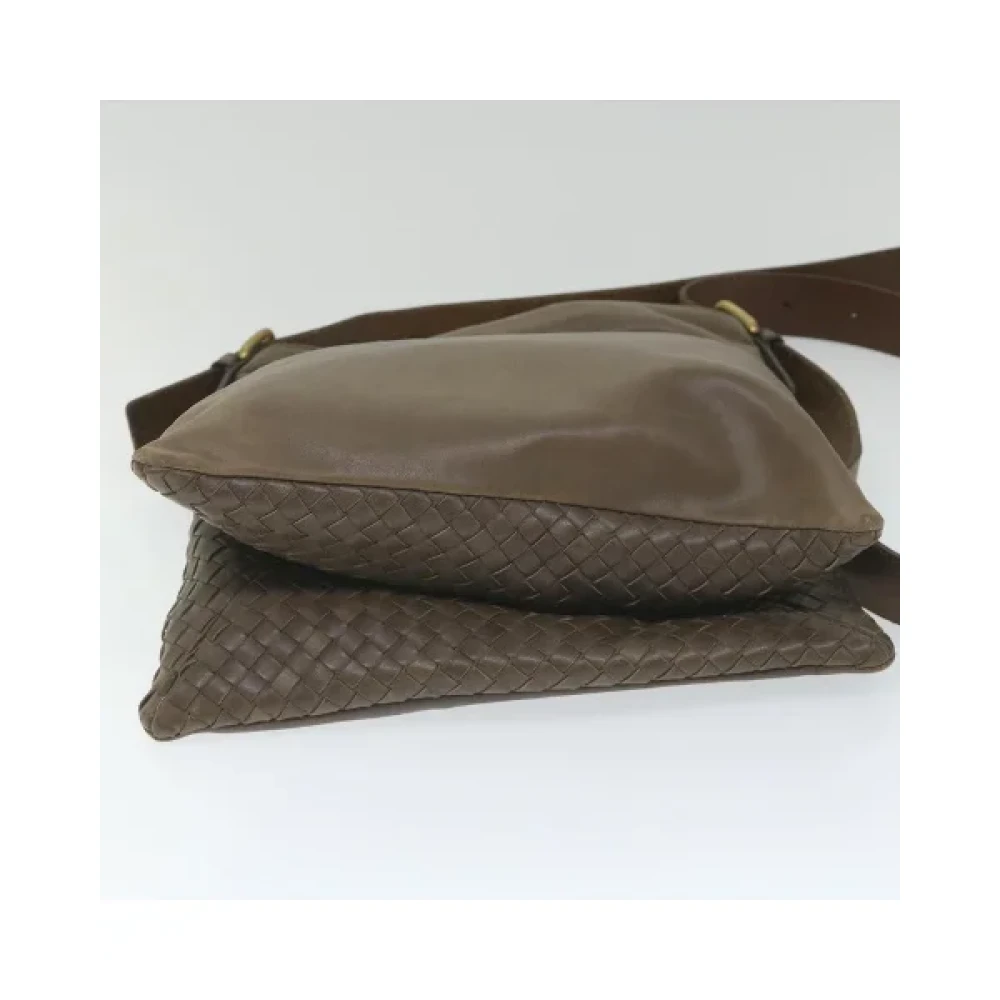 Bottega Veneta Vintage Pre-owned Leather shoulder-bags Brown Dames
