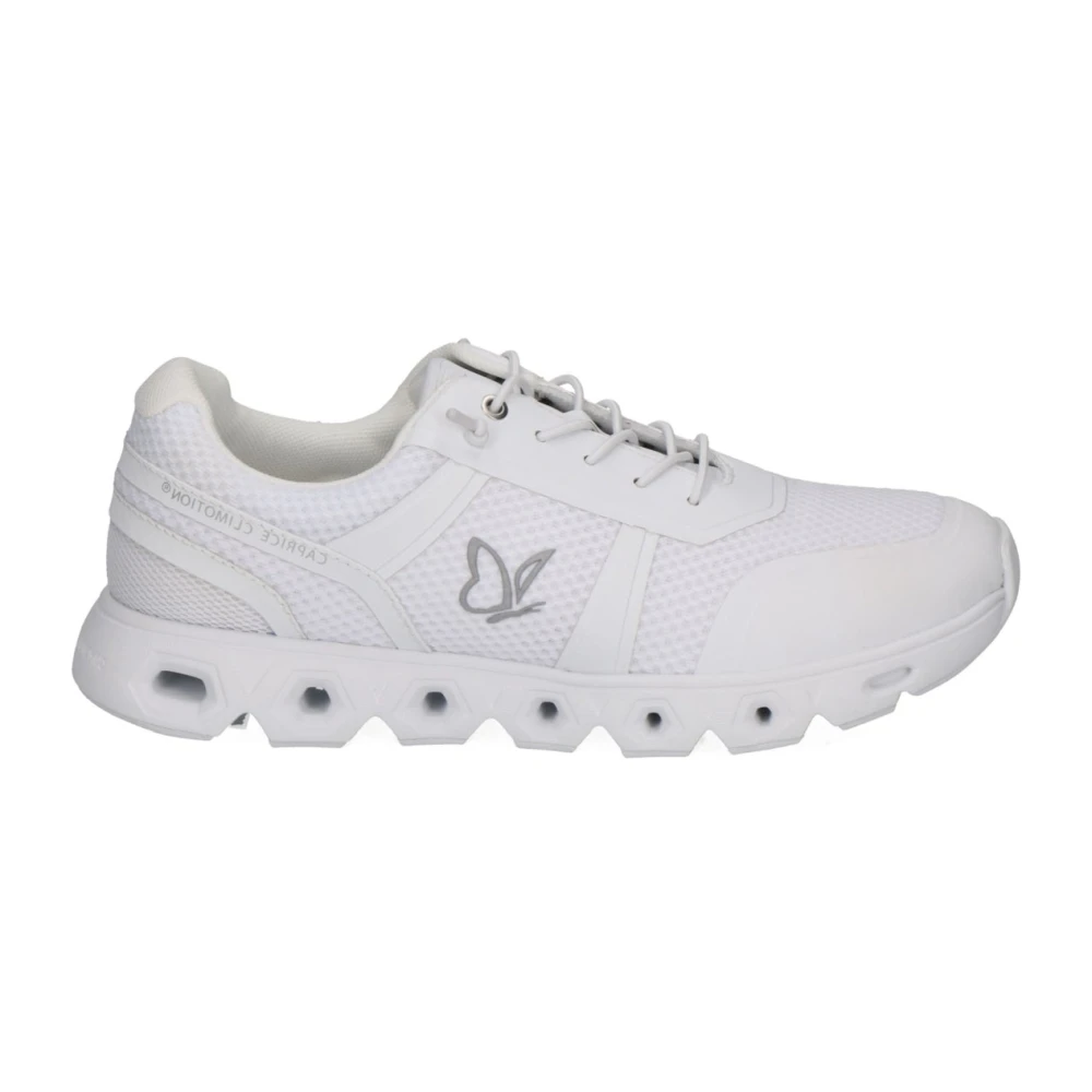 Caprice Women's White Sneakers, 4 Uk, Trainers For