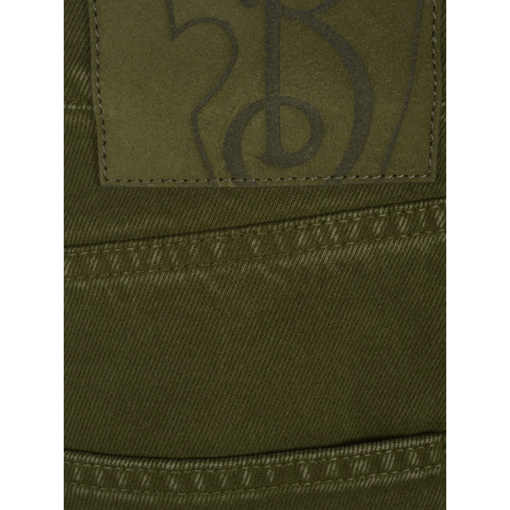 Burberry Jeans met splitzomen Green Heren