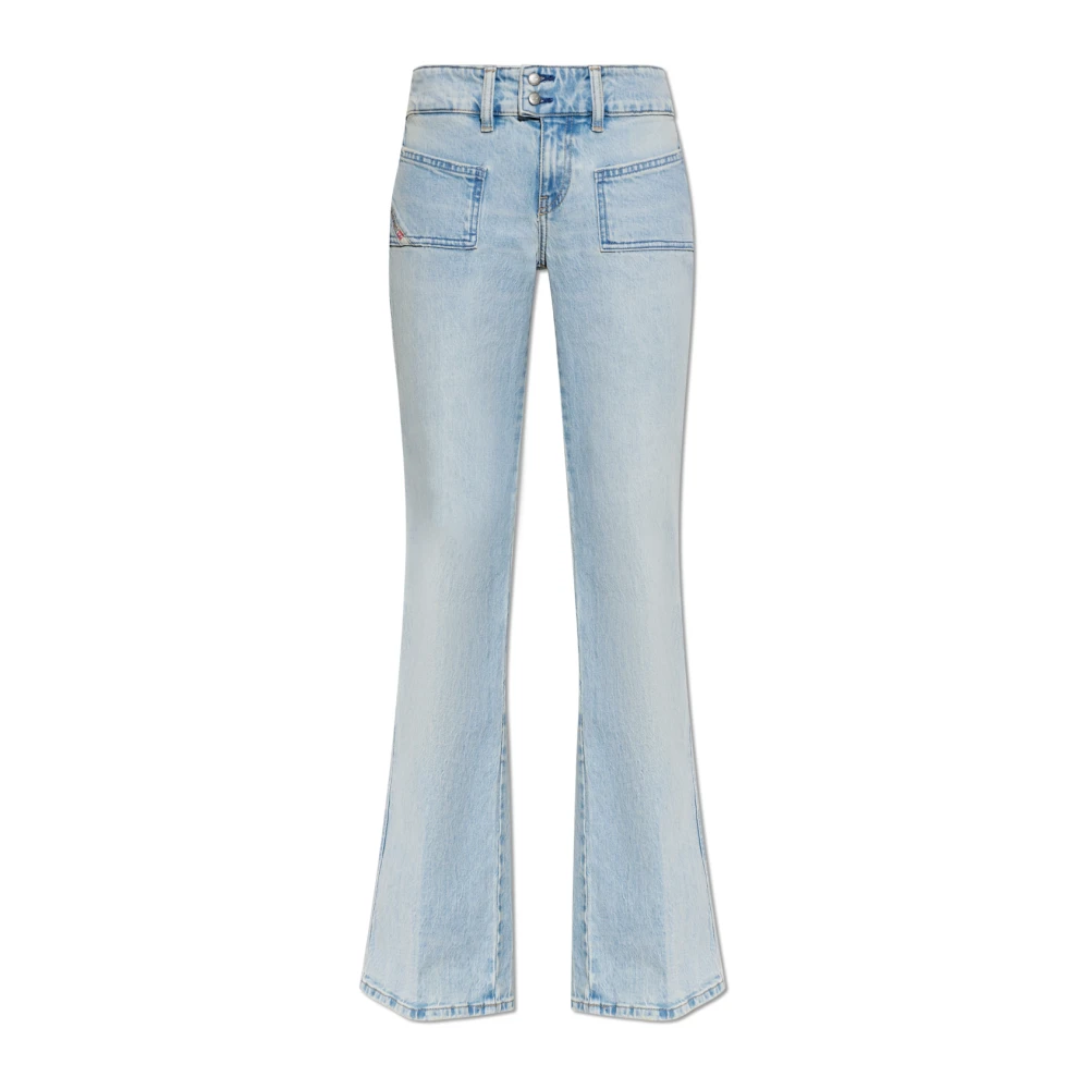 Diesel Vrouw Blauw Jeans Dames, W28 L32, Katoen, D-Hush Jeans