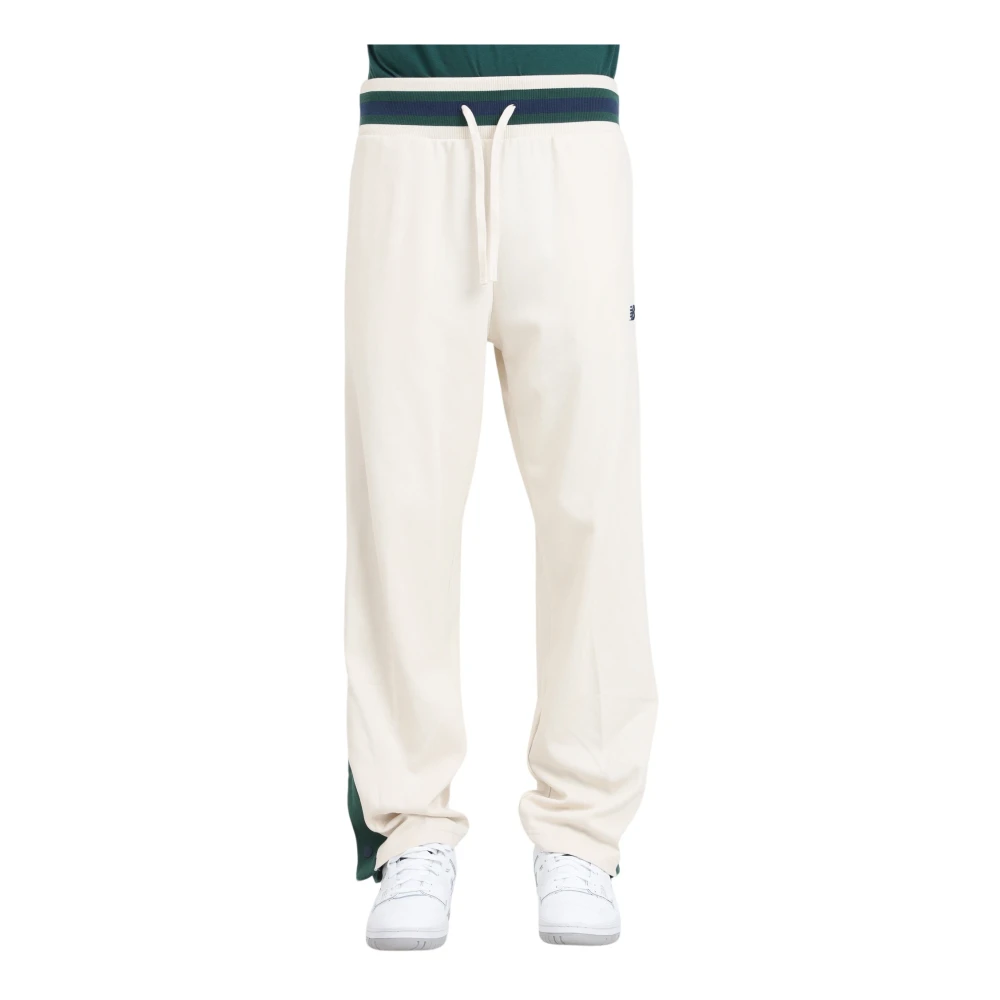 New Balance Beige en Groene Sportswear Snap Pant White Heren