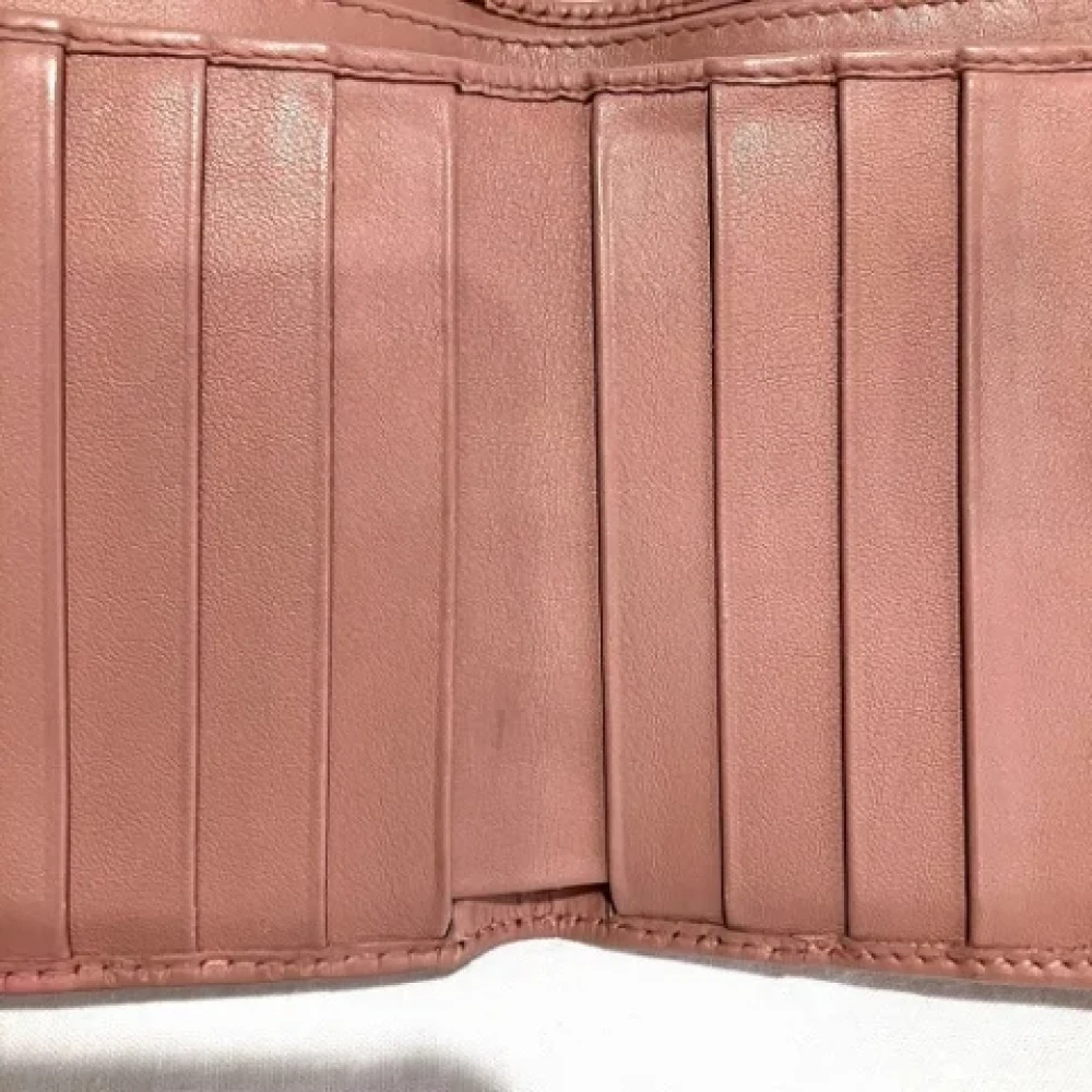 Gucci Vintage Pre-owned Leather wallets Pink Dames