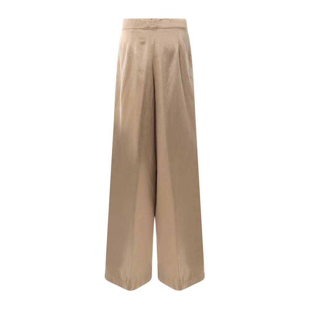 Dries Van Noten Dameskleding Broek Beige Aw23 Beige Dames