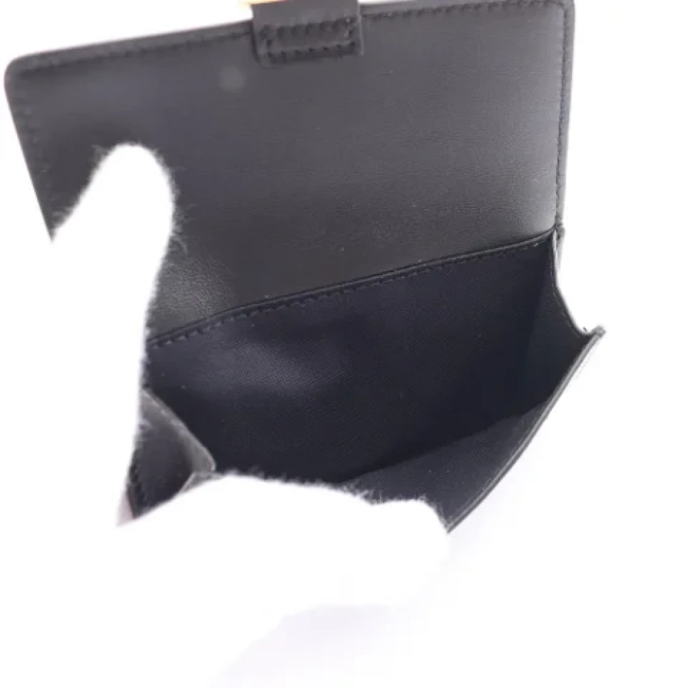 Fendi Vintage Pre-owned Leather wallets Black Dames