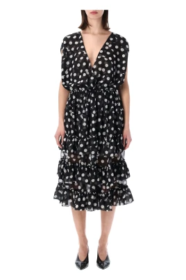 Polka Dot Ruffle Dress