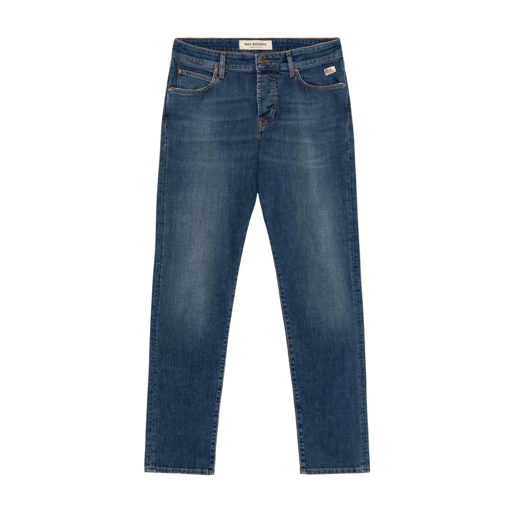 Roy Roger's Men's Blue Straight Fit Jeans, W31, Dark Wash Slim Fit Denim Jeans