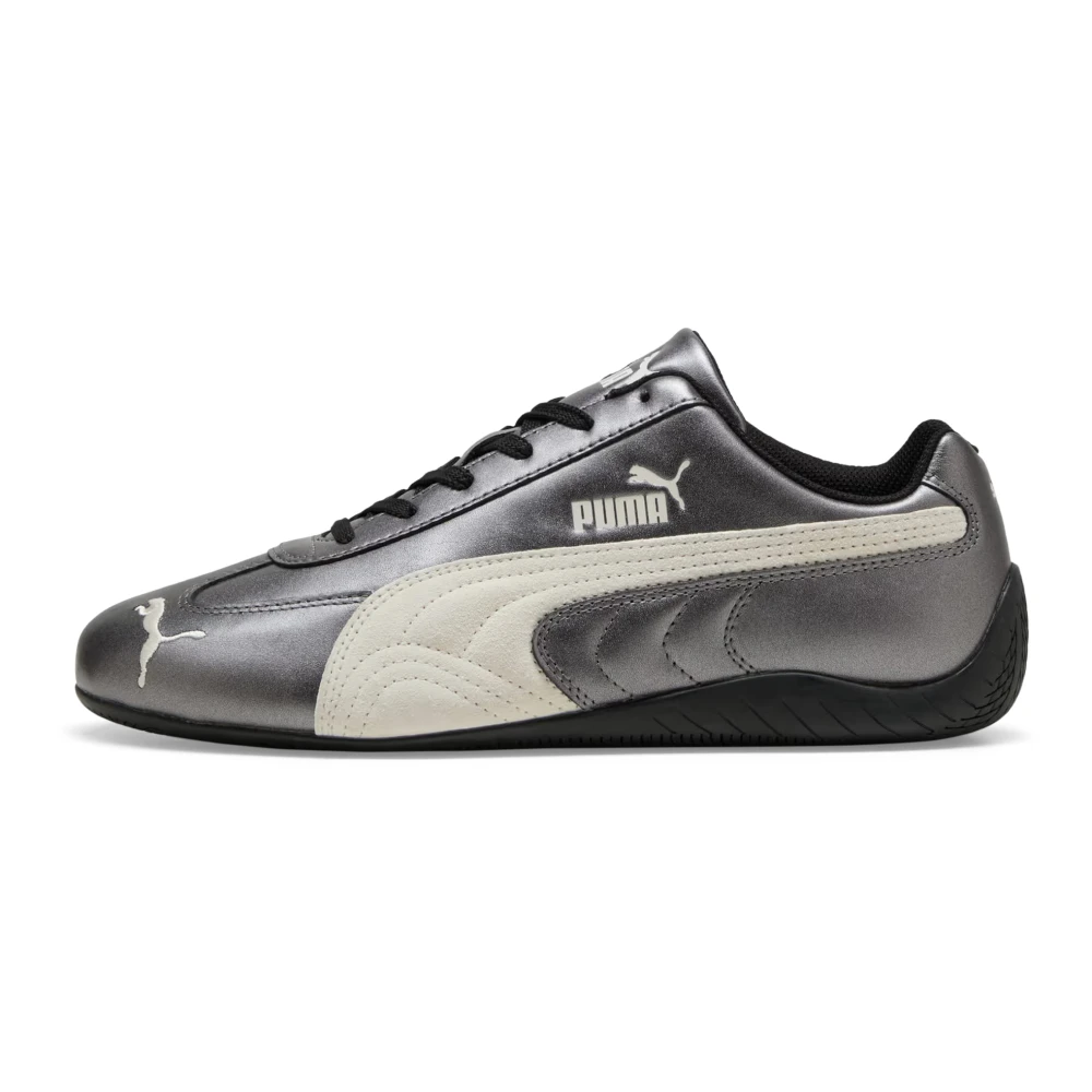 Puma Unisex Black Running Shoes, 8 Uk, Speedcat Metallic