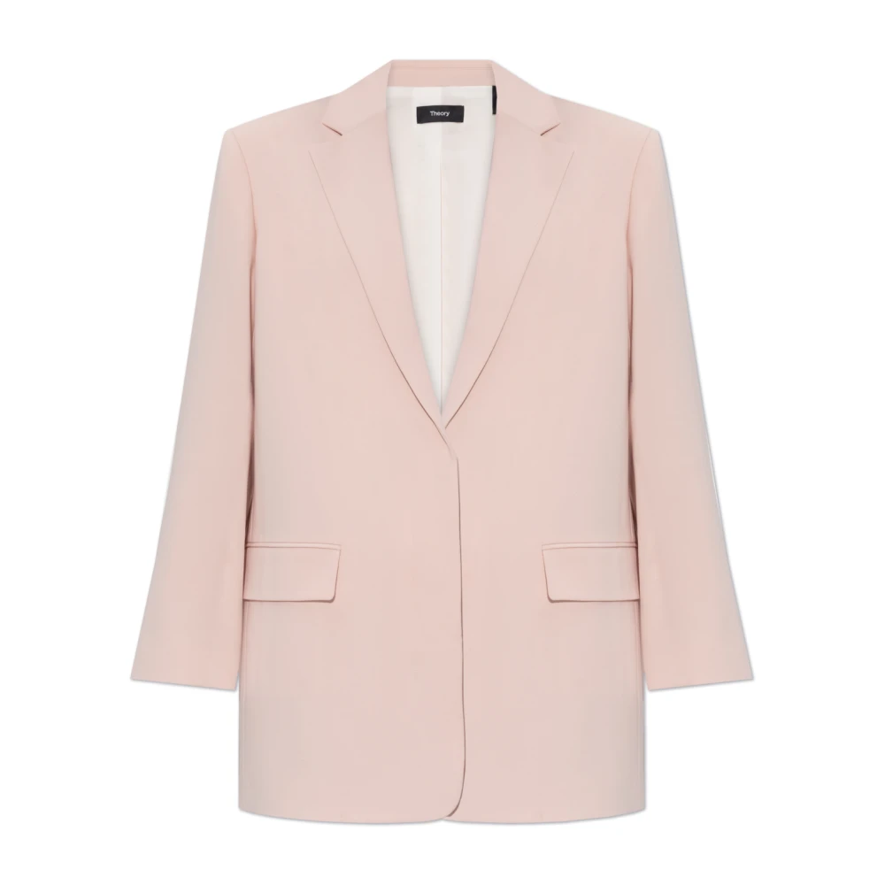 Theory Blazer met zakken Pink Dames