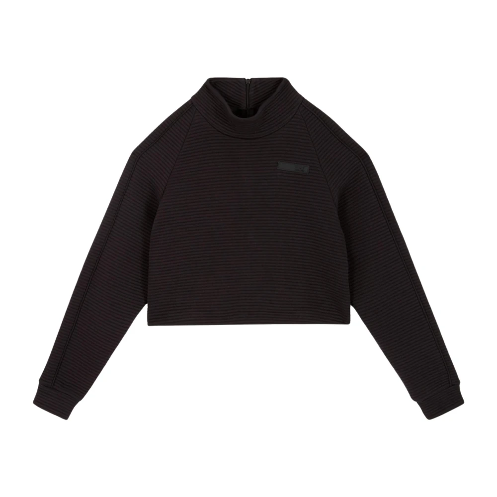 Emporio Armani Zwarte Trui voor Kinderen Black Dames