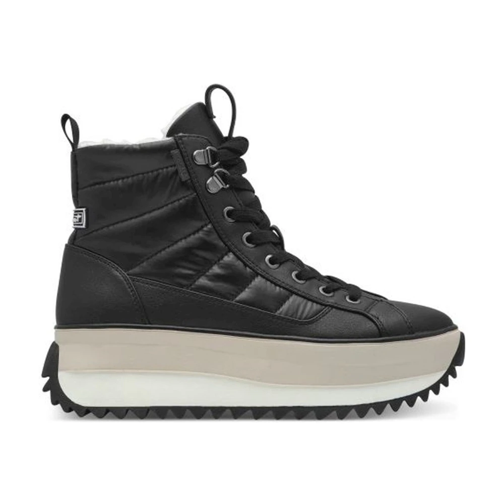 Tamaris Women's Black Lace-Up Boots,, Lace Ankle Boots Size 6 Uk
