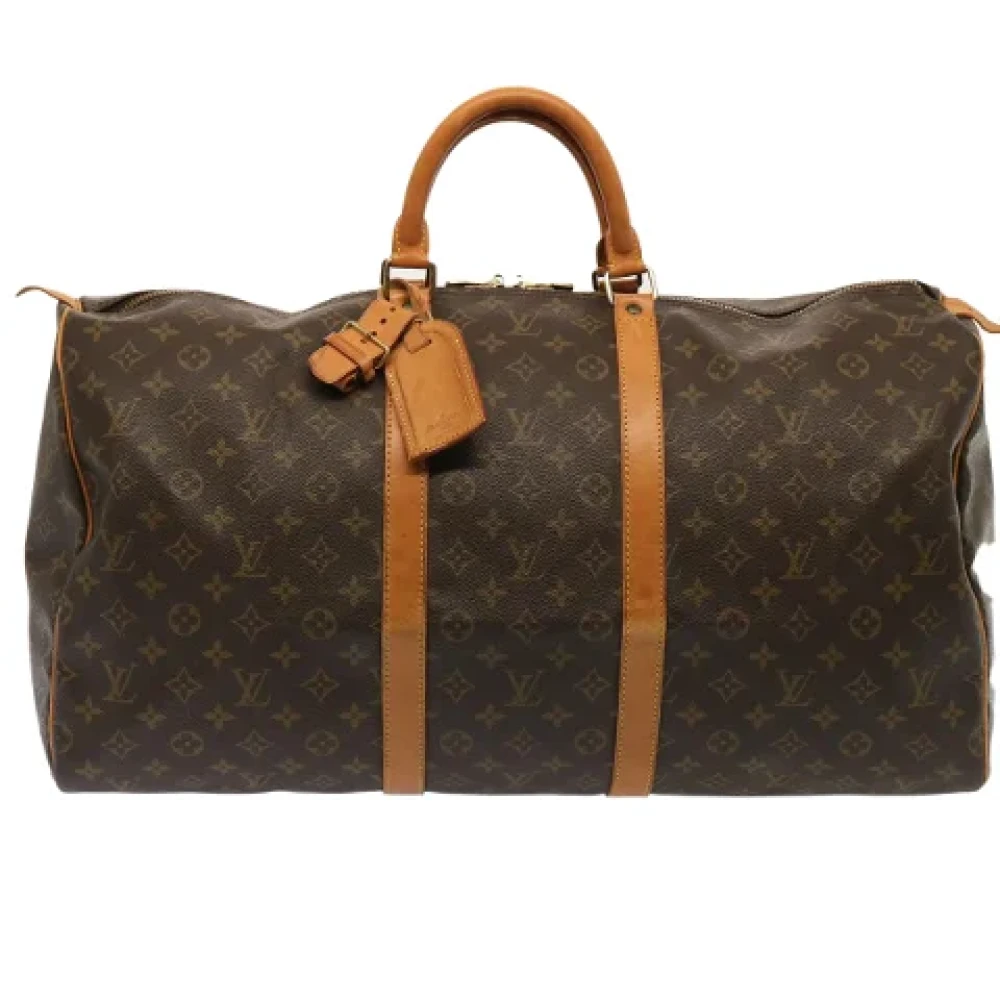 Louis Vuitton Vintage Pre-owned Canvas travel-bags Brown Dames