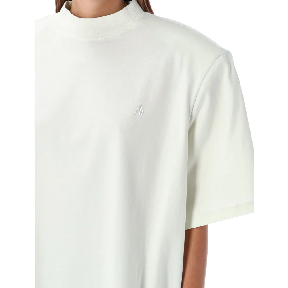 The Attico Kilie T-shirt Ice Aw24 Beige Dames