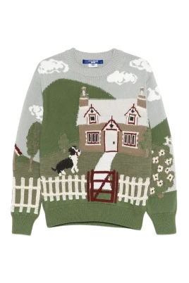 Broderad Crewneck Tröja