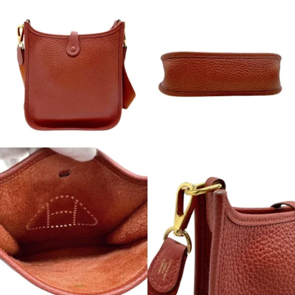 Hermès Vintage Pre-owned Leather shoulder-bags Brown Dames