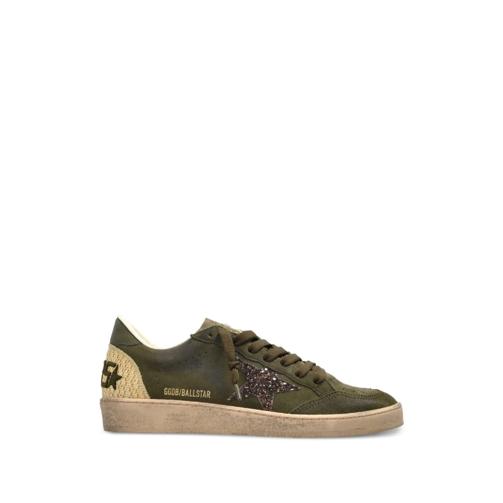 Golden Goose Ball Star Suede Sneakers Dames Schoenen Groen