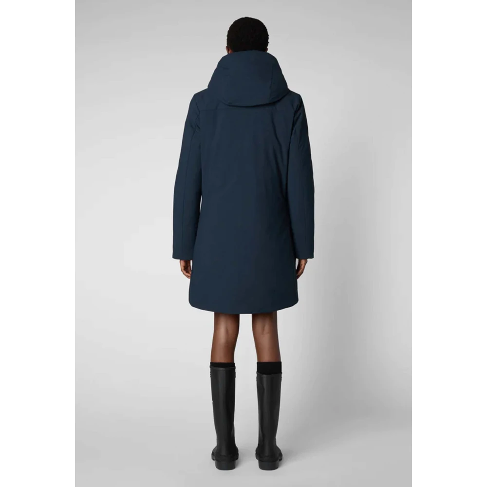 Save The Duck Blauwe Parka Blue Dames