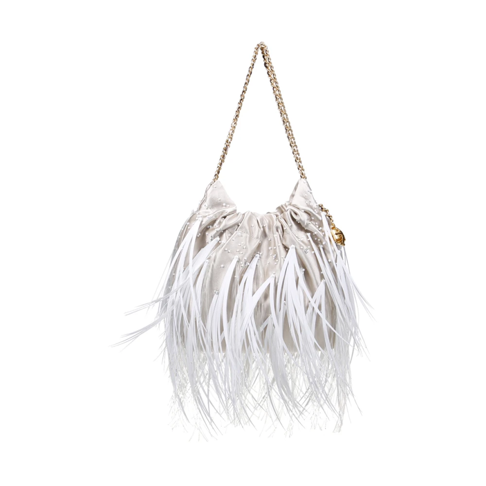 TORY BURCH Veertje Mini Hobo Tas Gray Dames