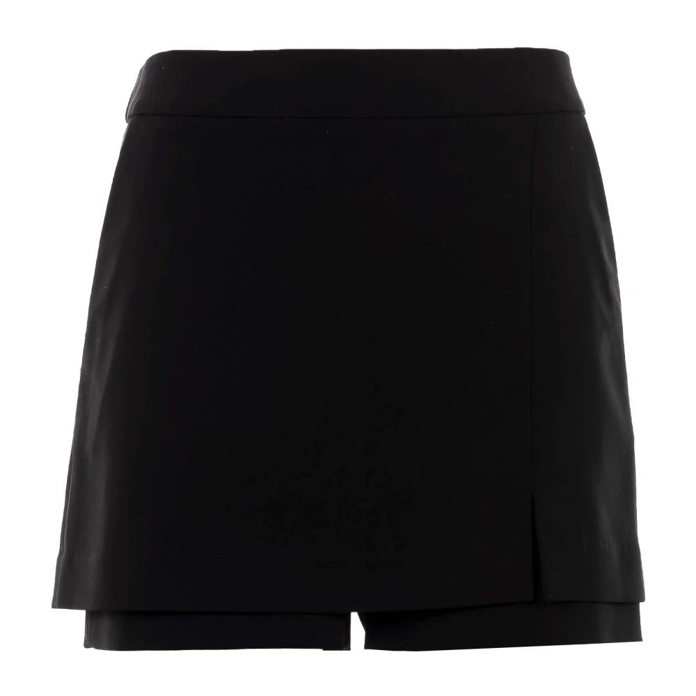 PATRIZIA PEPE Zwarte shorts voor dames zomerstijl Black Dames