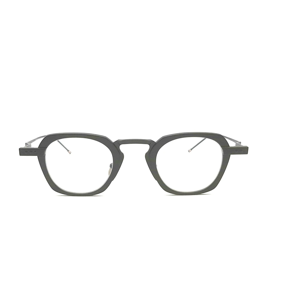 Thom Browne Zwarte optische frames voor mannen Black Heren