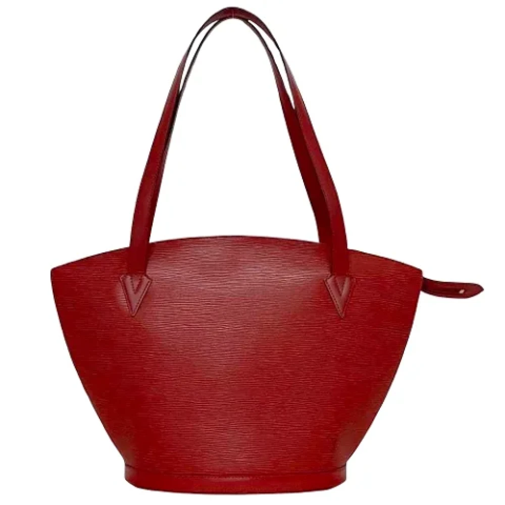Louis Vuitton Vintage Pre-owned Leather louis-vuitton-bags Red Dames