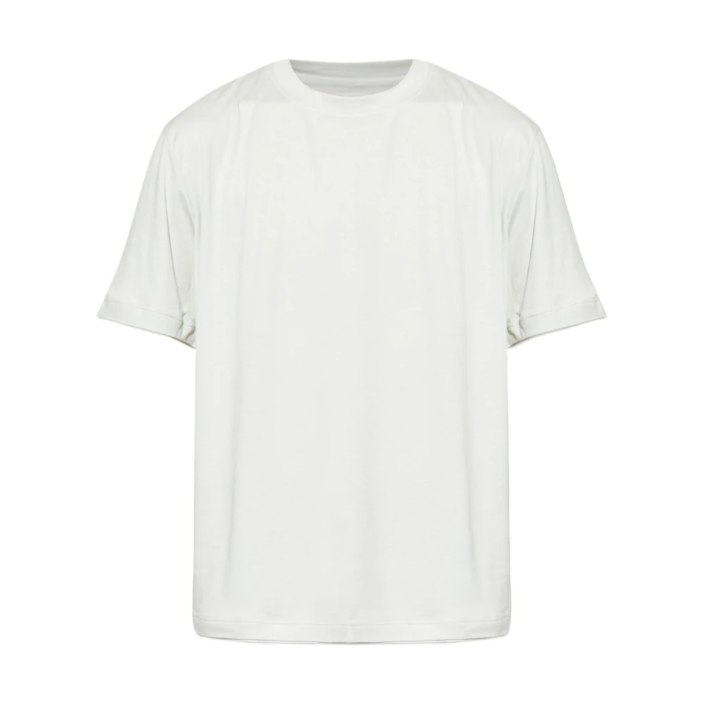 Eleventy Men's White T-Shirts, S, Crew Neck T-Shirt