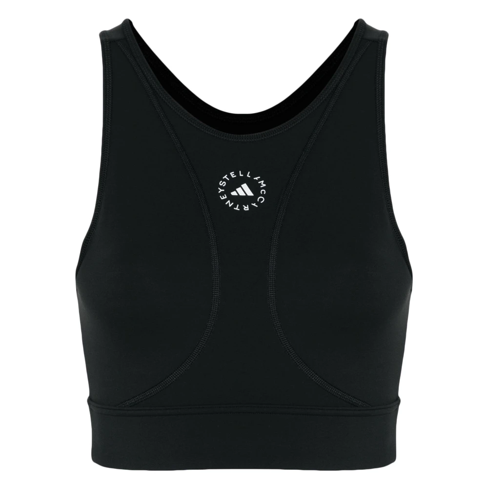 Adidas by stella mccartney TST Crop Top voor Vrouwen Black Dames