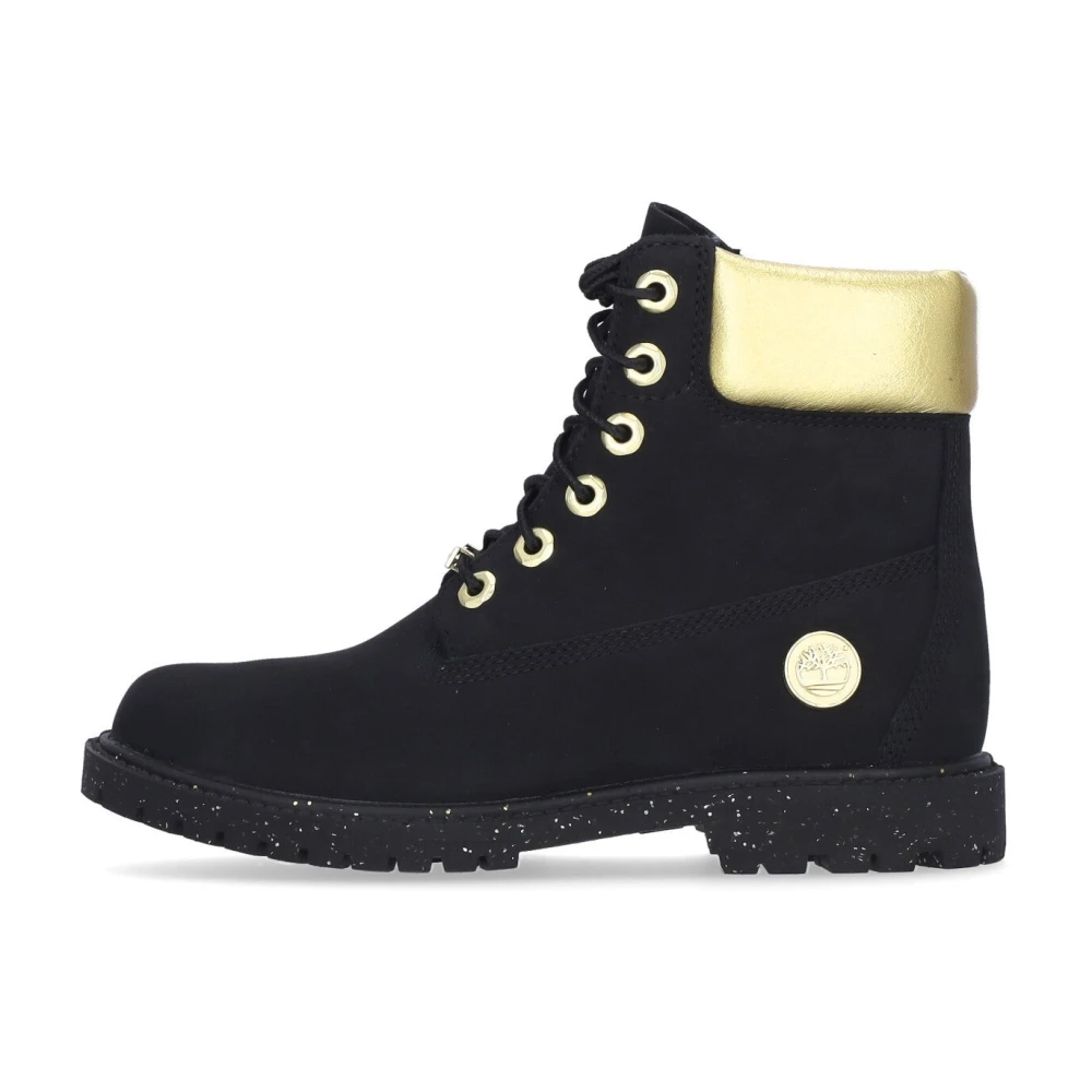 Timberland Women's Black High Boot Cupsole - Lace-Up Boots - 4 Uk - Shoes
