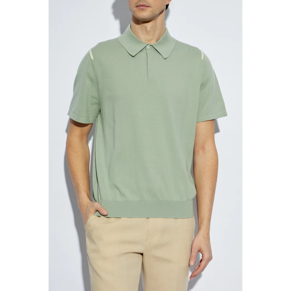Paul Smith Katoenen polo Green Heren