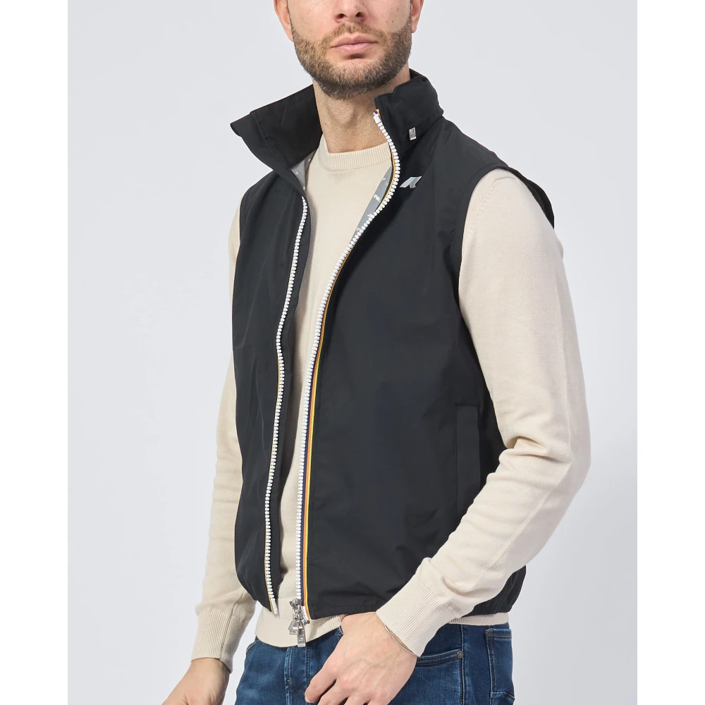 K-way Zwarte Valen Jas Black Heren