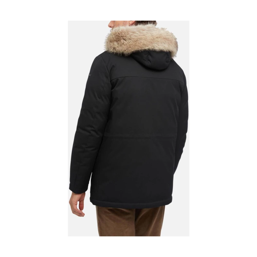 Geox Stijlvolle Winterjas voor Mannen Black Heren