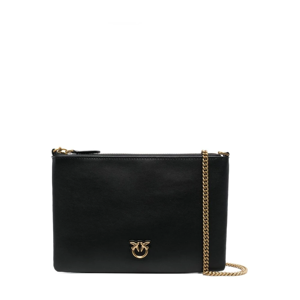 Pinko Black Classic Flat Love Bag Simply - Female - Cross Body Bags - One Size - Bags