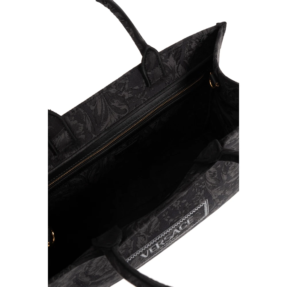 Versace Athena shopper tas Black Unisex