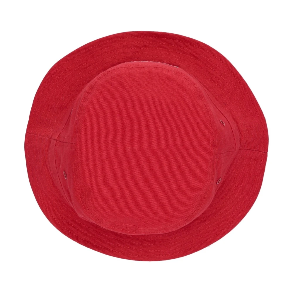 Carhartt WIP Script Bucket Hat Arcade Wit Red Unisex