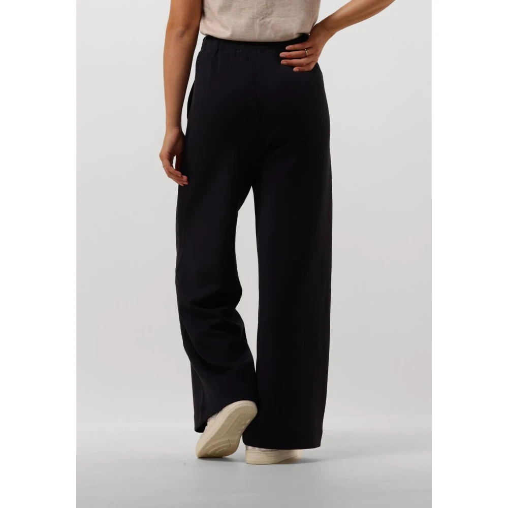 InWear Wijde Modal Broek Gincentiw Stijl Blue Dames