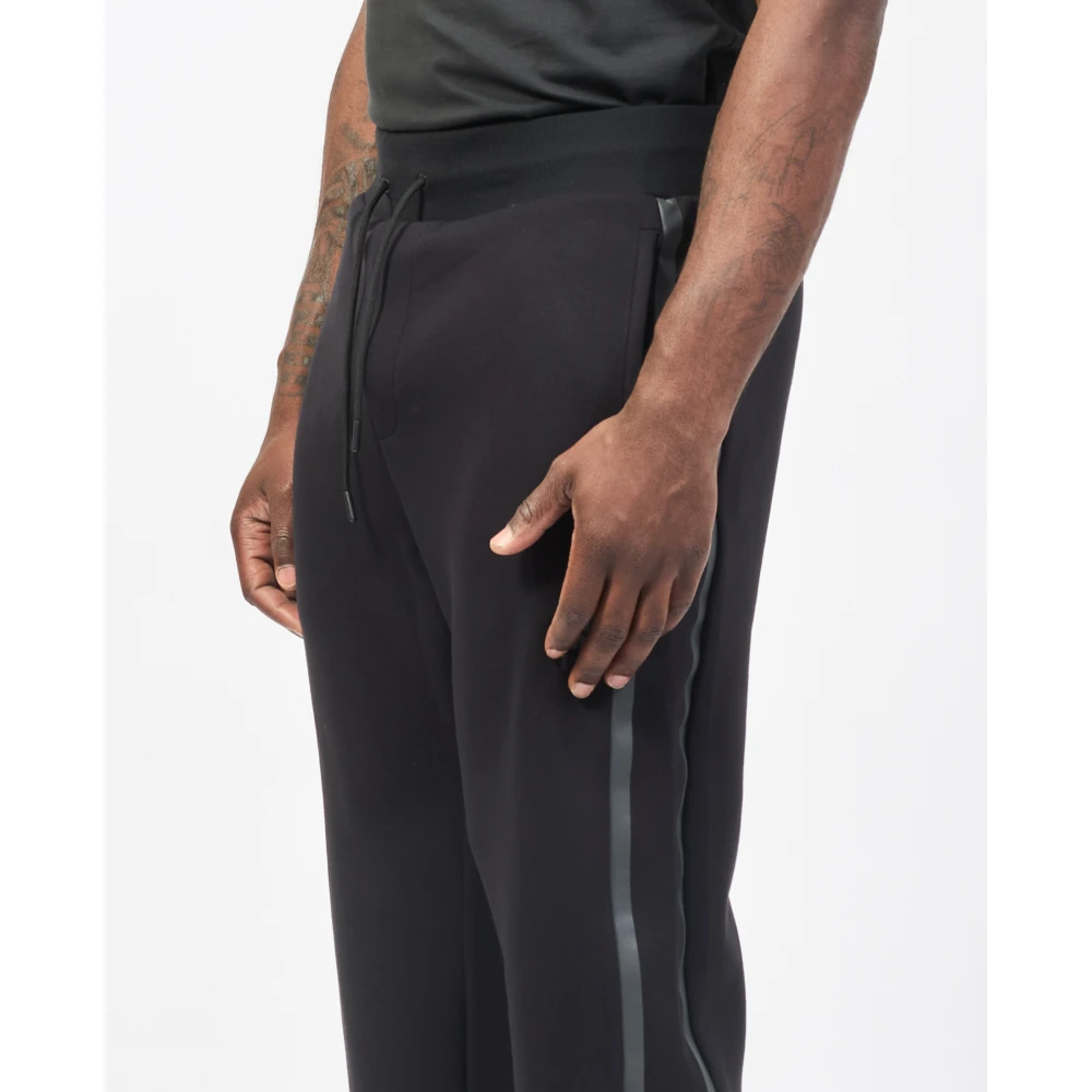 Guess Zwarte Joggerbroek met Logoprint Black Heren