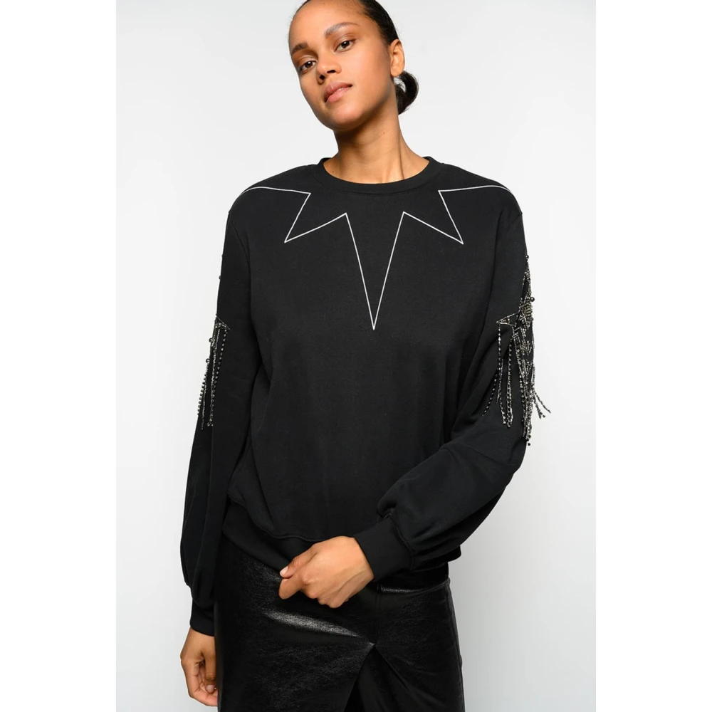 pinko Stijlvolle Sweatshirt Black Dames