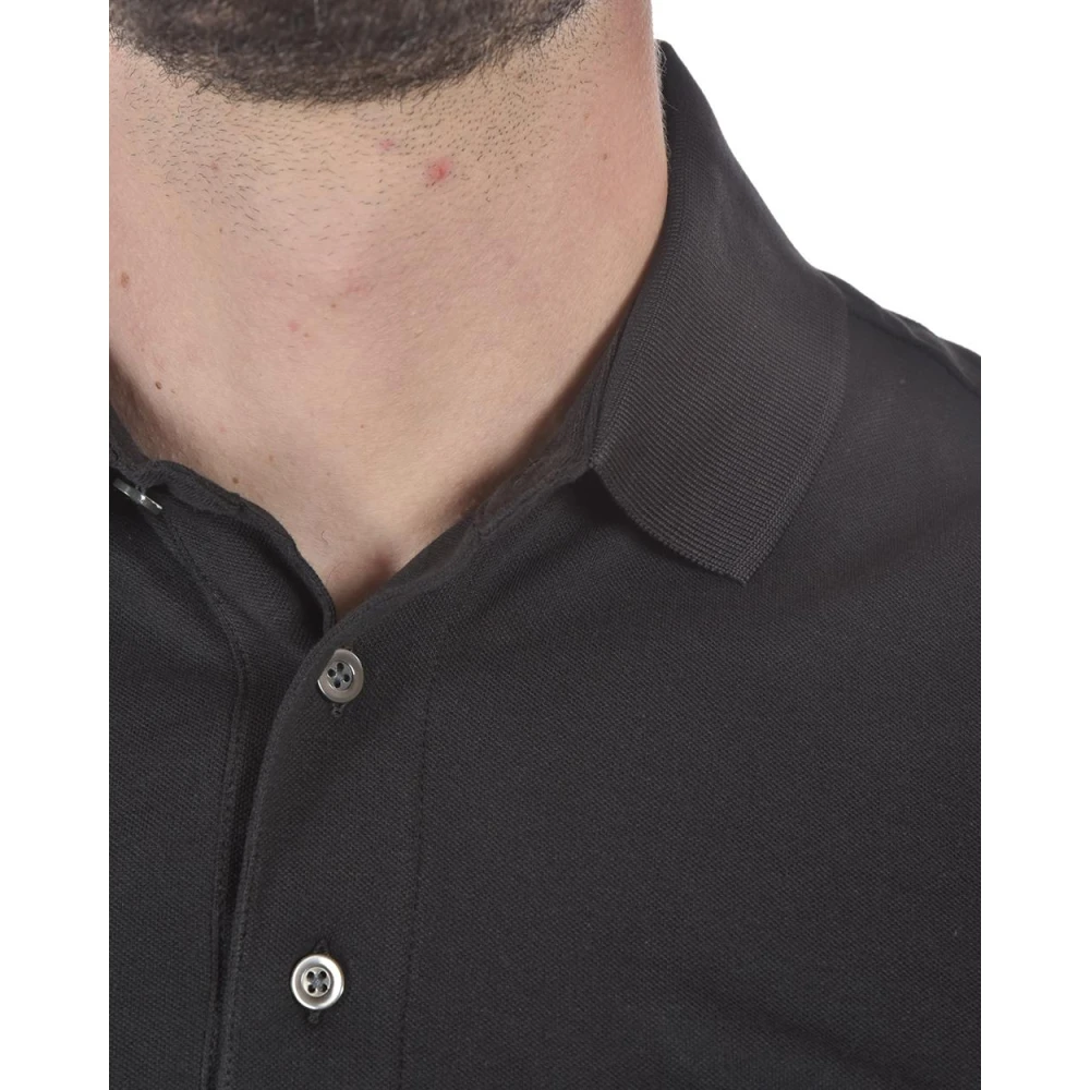 Emporio Armani Klassieke Polo Shirt voor Mannen Black Heren