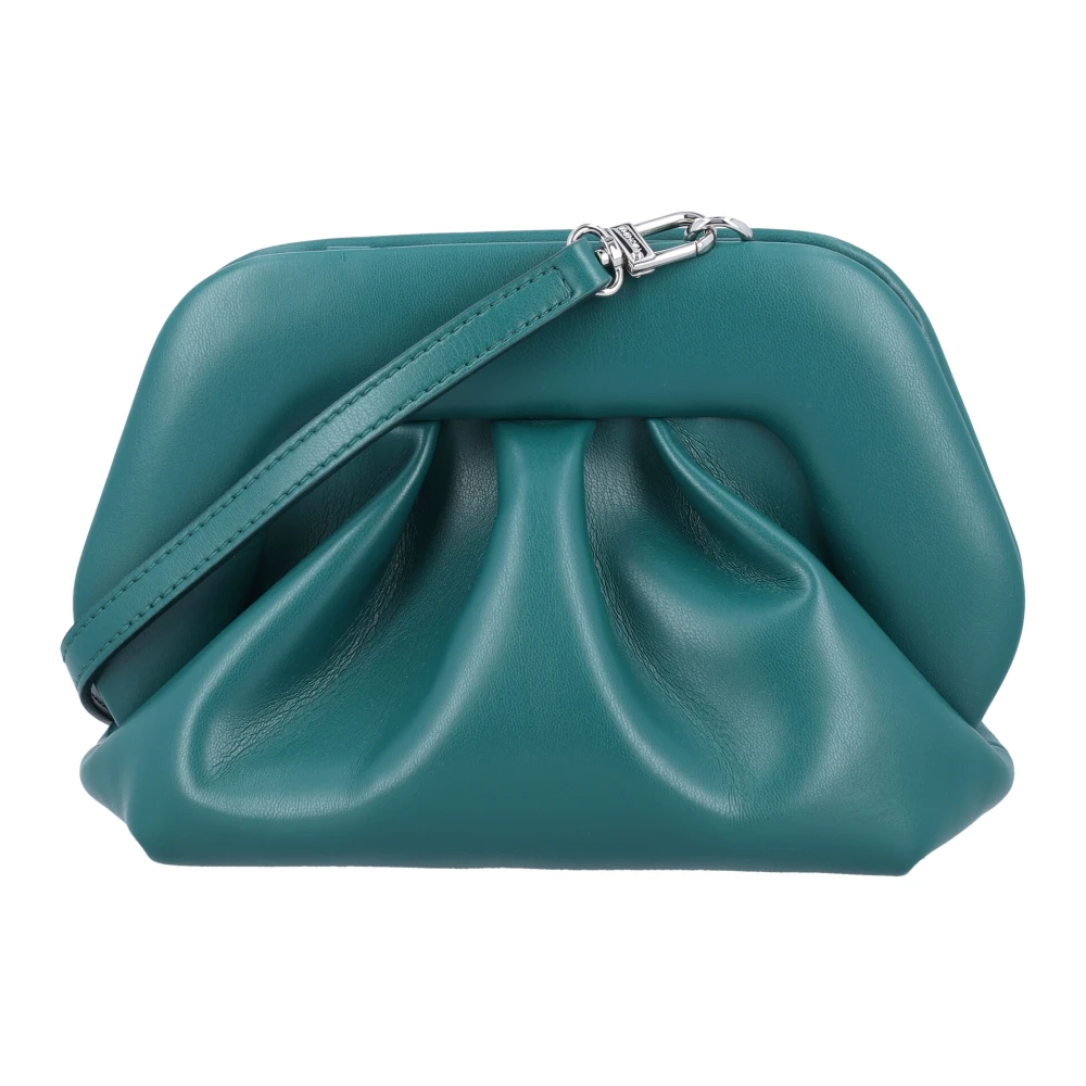 THEMOIRè Eden Green Vegan Fabric Clutch Green Dames