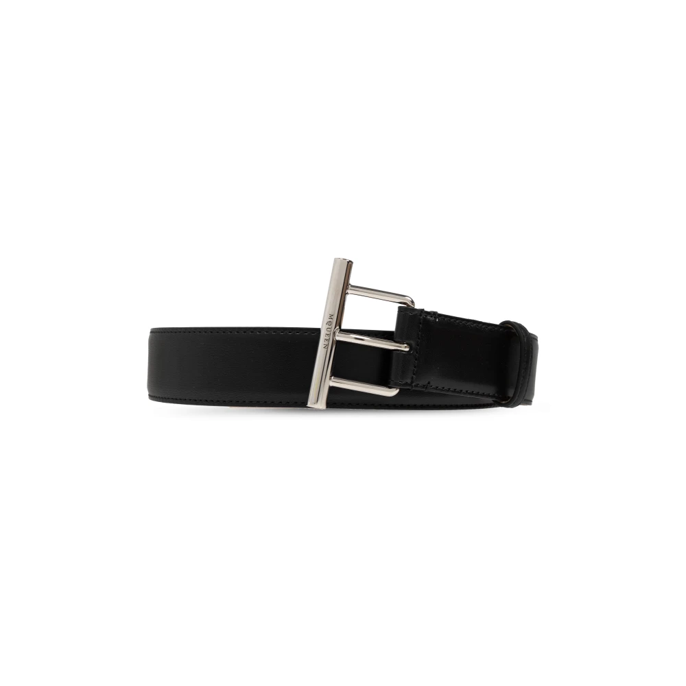 Alexander mcqueen Leren riem Black Heren