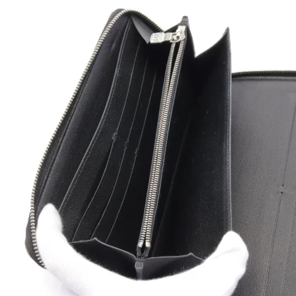 Louis Vuitton Vintage Pre-owned Canvas wallets Black Heren