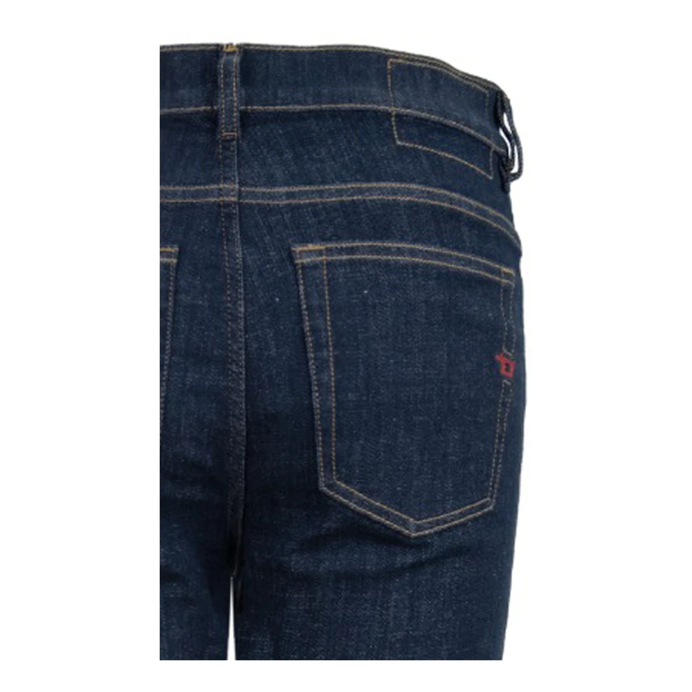Diesel High Waist Skinny Leg Jeans Blue Dames