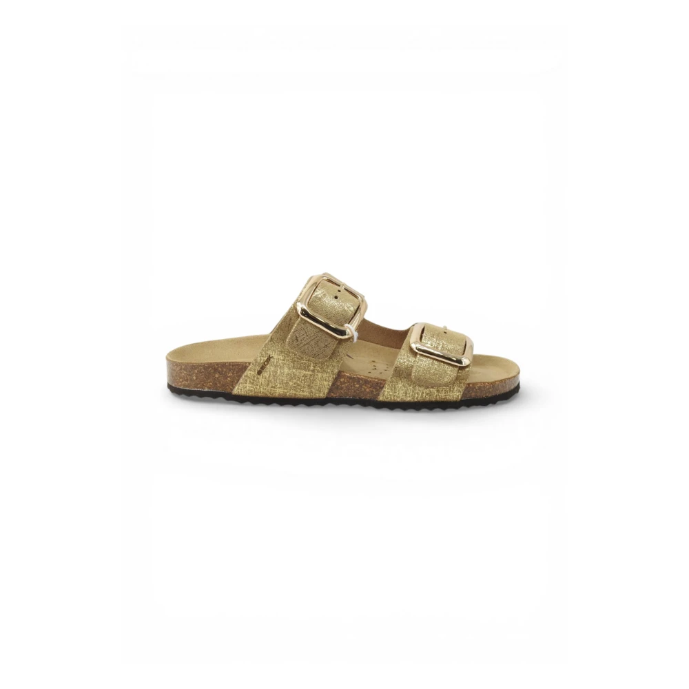 Geox Women's Yellow Slide Sandal - Sliders - 3 Uk - Shoes